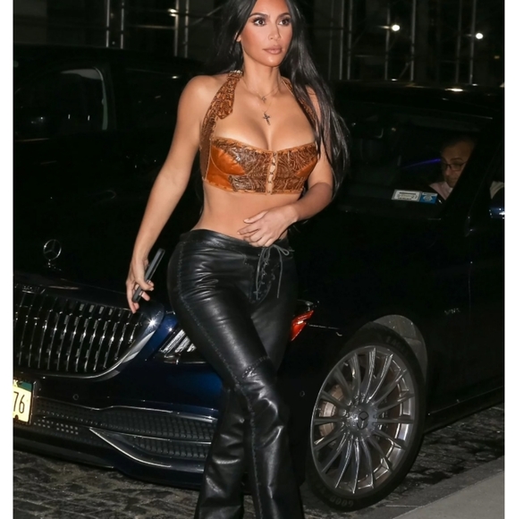 Danier Leather Pants - ☀️NEW☀️Danier 💯%Leather Laced Pants